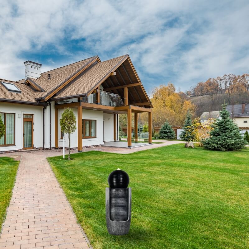 Designová vodní fontána s LED osvětlením